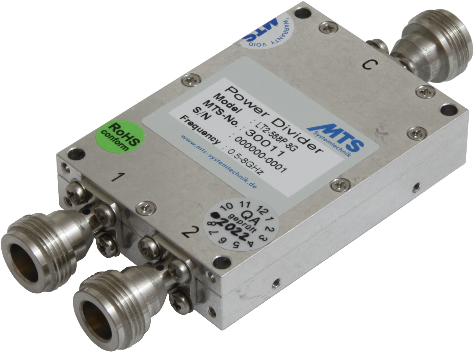 Passive Full FanOut Switch Matrix, MX20/4HLSFFO6G, MTS Systemtechnik