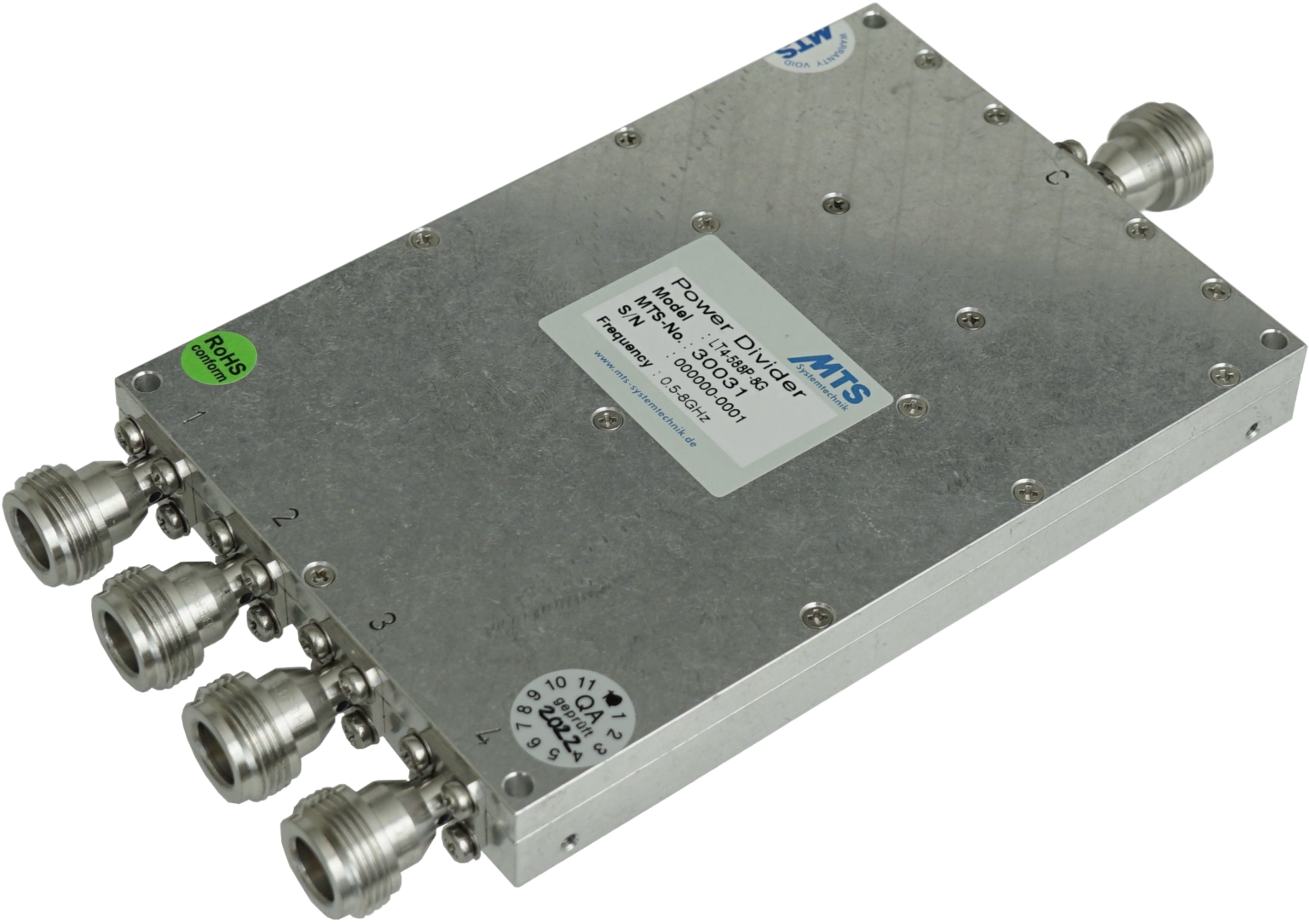 Passive Full FanOut Switch Matrix, MX20/4HLSFFO6G, MTS Systemtechnik